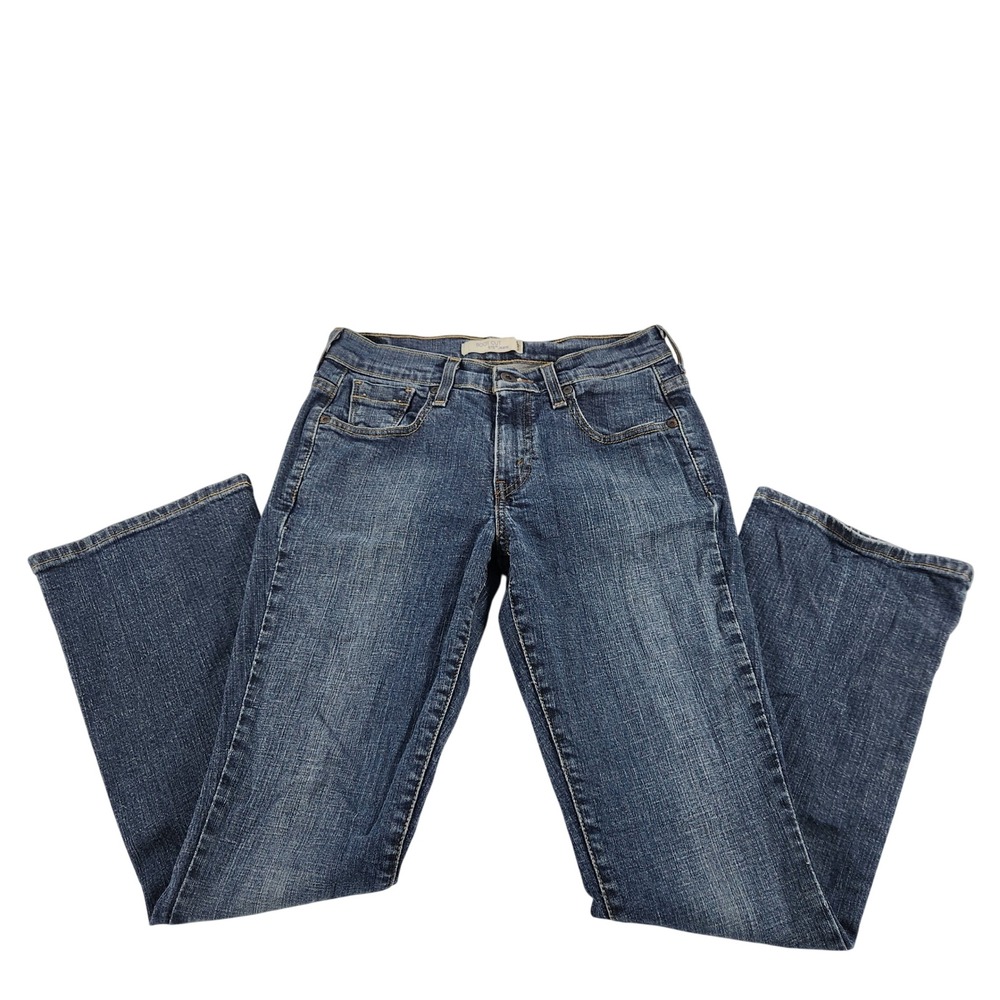 Levis 515 Bootcut Jeans Womens‎ 4 S/C Medium Wash Blue Denim Stretch 515-0211